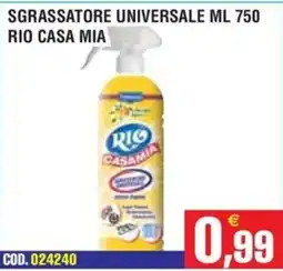 Immenso Cash Sgrassatore universale Rio Casamia offerta