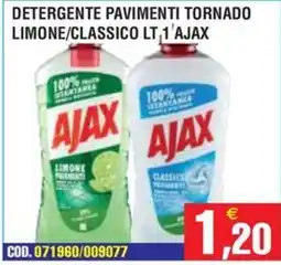 Immenso Cash Detergente pavimenti Tornado Ajax offerta