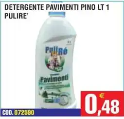 Immenso Cash Detergente pavimenti Pino Pulire' offerta
