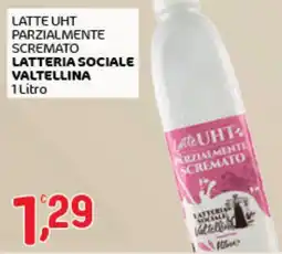 Crai Latte UHT parzialmente scremato Latteria Sociale Valtellina offerta