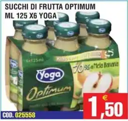 Immenso Cash Succhi di frutta optimum yoga offerta