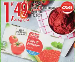 Crai Crai Polpa di pomodoro a cubetti offerta