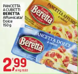 Crai Pancetta a cubetti Beretta offerta