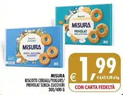 Deco Maxistore Misura biscotti cereali/yogurt/privolat senza zuccheri offerta