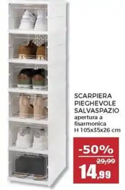Happy Casa Scarpiera pieghevole salvaspazio offerta