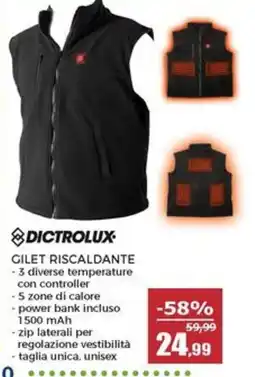Happy Casa Dictrolux gilet riscaldante offerta