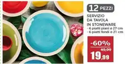 Happy Casa Servizio da tavola in stoneware offerta