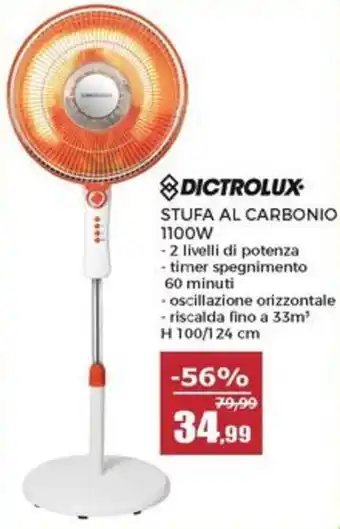 Stufa al carbonio Dictrolux