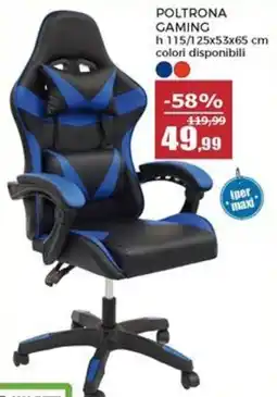 Happy Casa Poltrona gaming offerta