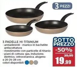 Happy Casa Padele hi-titanium offerta