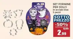 Happy Casa Set formine per dolci offerta