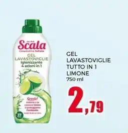 Happy Casa Scala gel lavastoviglie tutto in 1 limone offerta