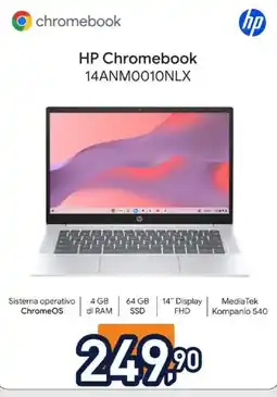 Unieuro HP Chromebook 14ANM0010NLX offerta