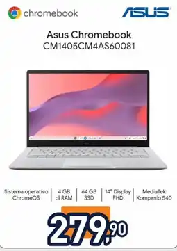 Unieuro Asus Chromebook CM1405CM4AS60081 offerta