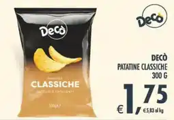 Deco Maxistore Decò patatine classiche offerta