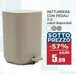 Happy Casa Pattumiera con pedali offerta