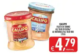 Deco Maxistore Callipo filetti di tonno all'olio di oliva offerta