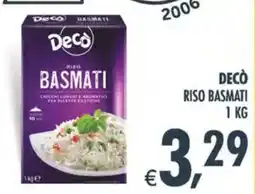 Deco Maxistore Decò riso basmati offerta