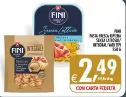 Deco Maxistore Fini pasta fresca ripiena senza lattosio/ integrali vari tipi offerta