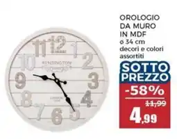 Happy Casa Orologio da muro Kensington offerta
