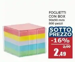 Happy Casa Foglietti con box offerta