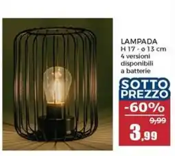 Happy Casa Lampada a batterie offerta