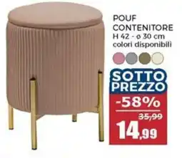 Happy Casa Pouf contenitore offerta