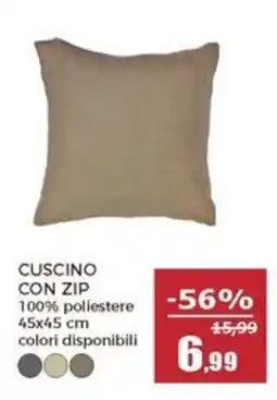Happy Casa Cuscino con zip offerta