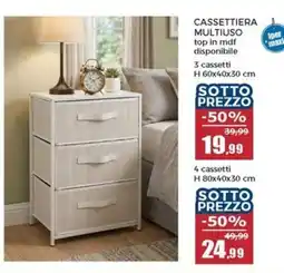Happy Casa Cassettiera multiuso offerta
