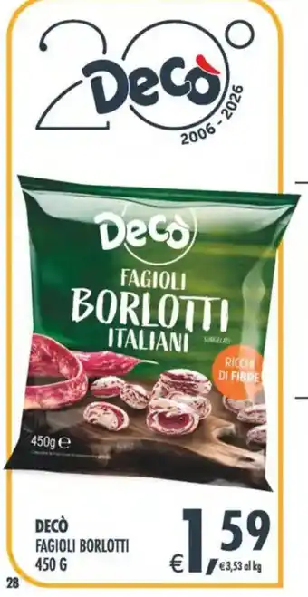 Decò Fagioli Borlotti