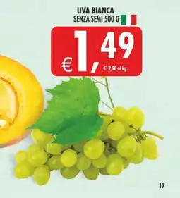 Deco Maxistore Uva bianca senza semi offerta