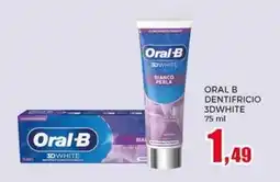 Happy Casa Oral-B dentifricio 3DWhite Bianco Perla offerta