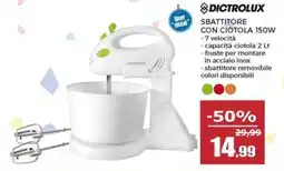 Happy Casa Sbattitore con ciotola Dictrolux offerta