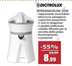 Happy Casa Dictrolux spremiagrumi 20w offerta