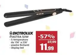 Happy Casa Dictrolux Piastra 50W offerta