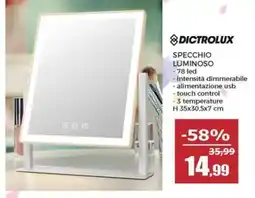 Happy Casa Specchio luminoso Dictrolux offerta