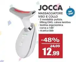 Happy Casa Jocca massaggiatore viso e collo offerta