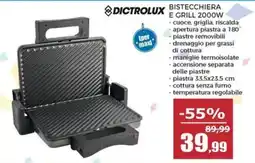 Happy Casa Bistecchiera e grill Dictrolux offerta