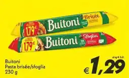 Iper Super Conveniente Buitoni Pasta brisée/sfoglia offerta