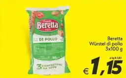 Iper Super Conveniente Beretta Würstel di pollo offerta