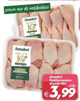 Iper Super Conveniente Amadori Fusì/sovra cosce di pollo 10+ offerta