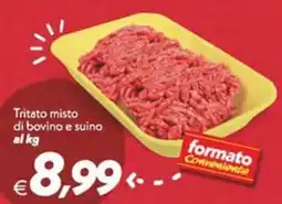 Iper Super Conveniente Tritato misto di bovino e suino offerta