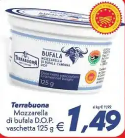 Iper Super Conveniente Terrabuona Mozzarella di bufala D.O.P. offerta