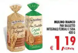 Deco Maxistore Mulino Bianco Pan Bauletto Integrale/Cereali e Soia offerta