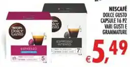 Deco Maxistore Nescafé Dolce Gusto capsule offerta