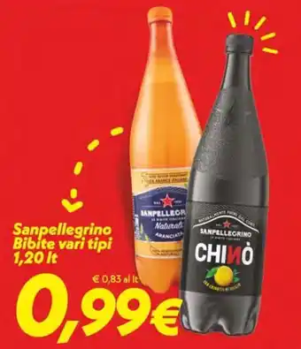 Iper Super Conveniente Sanpellegrino Bibite vari tipi offerta