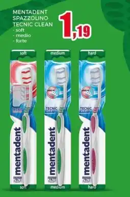 Happy Casa Mentadent spazzolino Tecnic Clean offerta