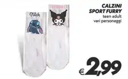 Iper Super Conveniente Calzini Sport Furry offerta