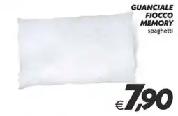 Iper Super Conveniente Guanciale Fiocco Memory spaghetti offerta