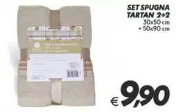 Iper Super Conveniente Set spugna tartan offerta